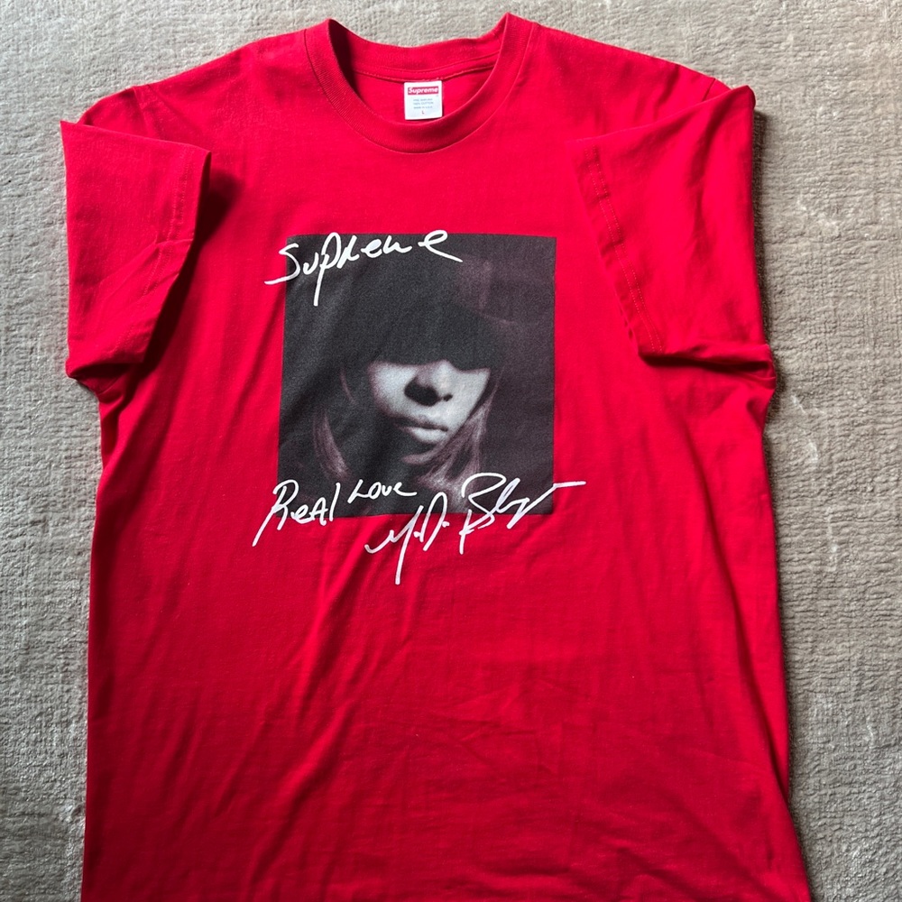 Supreme x Mary J Blige Mens tee size large